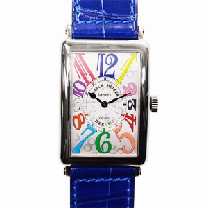 Franck Muller 1002 QZ COL DRM (OG) LONG ISLAND Quartz 18kt White Gold 