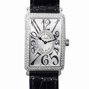 Franck Muller 1002 QZ D CD 1R (OG) LONG ISLAND Quartz 18kt White Gold & Diamond 