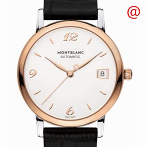 Mont Blanc 112145 STAR CLASSIQUE Automatic 18kt Rose Gold & Steel 