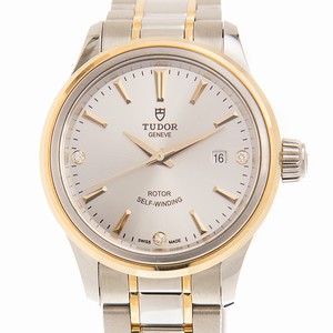 Tudor 12103-65013-369DI-SV STYLE Automatic 18kt Gold & Diamond & Steel 