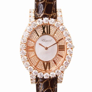 Chopard 139383-5001 HAPPY SPORT Quartz 18kt Rose Gold & Diamonds 
