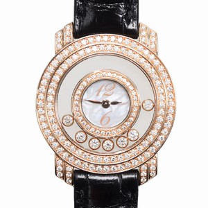 Chopard 209245-5001 HAPPY DIAMONDS Quartz 18kt Rose Gold & Diamonds 