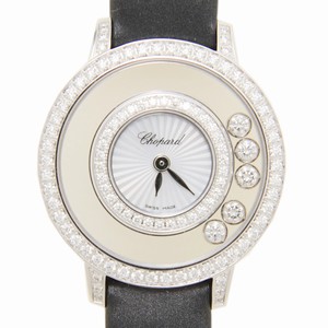 Chopard 209410-1001 HAPPY DIAMONDS Quartz 18kt White Gold & Diamond 