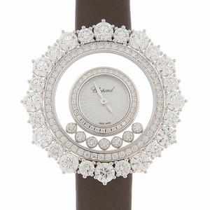 Chopard 209436-1002 HAPPY DIAMOND Quartz 18kt White Gold & Diamond 