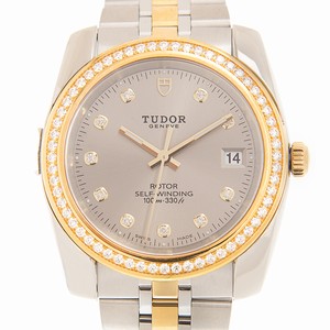 Tudor 21023-62583-10DI-GY CLASSIC Automatic 18kt Gold & Diamond & Steel 