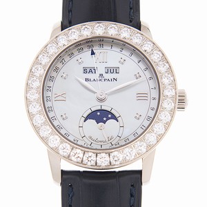 Blancpain 2360-1991A-55B LEMAN Automatic 18kt White Gold & Diamond 