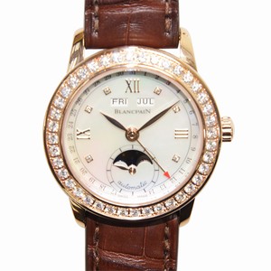Blancpain 2360-2991A-55B LEMAN Automatic 18kt Rose Gold & Diamonds 