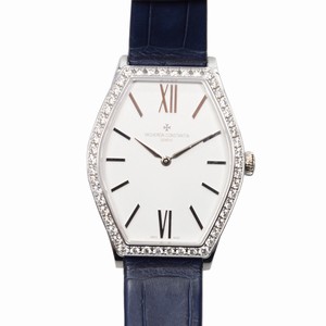 Vacheron Constantin 25530/000G-9741 MALTE Quartz 18kt White Gold & Diamond 
