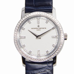 Vacheron Constantin 25558/000g-9405 TRADITIONNELLE Quartz 18kt White Gold & Diamond 