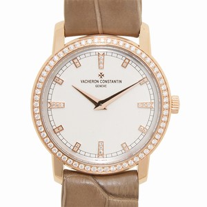 Vacheron Constantin 25558/000R-9406 TRADITIONNELLE Quartz 18kt Rose Gold & Diamonds 