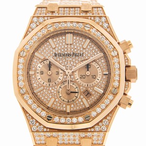 Audemars Piguet 26333OR.ZZ.1222OR.01 ROYAL OAK Automatic 18kt Rose Gold & Diamonds 