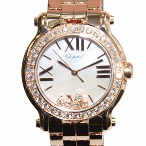 Chopard 274189-5007 HAPPY SPORT Quartz 18kt Rose Gold & Diamonds 