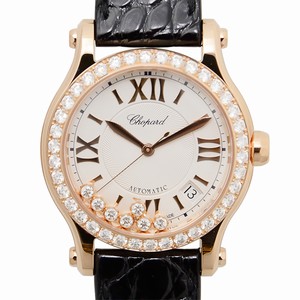 Chopard 274808-5003 HAPPY SPORT Automatic 18kt Rose Gold & Diamonds 