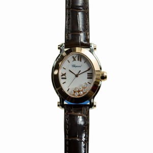 Chopard 278546-6001 HAPPY SPORT Quartz 18kt Rose Gold & Steel 