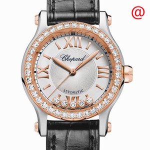 Chopard 278573-6015 HAPPY SPORT Automatic 18kt Rose Gold & Diamonds 