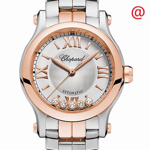 Chopard 278573-6017 HAPPY SPORT Automatic 18kt Rose Gold & Steel 