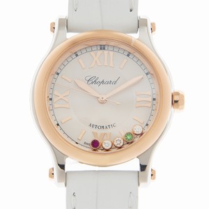 Chopard 278573-6028 HAPPY SPORT Automatic 18kt Rose Gold & Steel