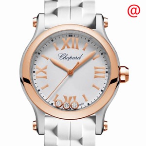Chopard 278590-6001 HAPPY SPORT Quartz 18kt Rose Gold & Steel 