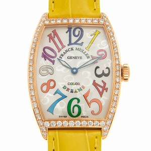 Franck Muller 2852 QZ COL DRM D 1R (5N) CINTREE CURVEX Quartz 18kt Rose Gold & Diamonds 