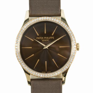 Patek Philippe 4897R-001 CALATRAVA Manual Wind 18kt Rose Gold & Diamonds 