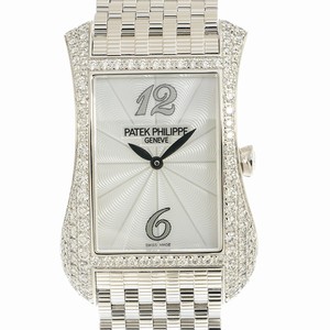 Patek Philippe 4972/1G-001 GONDOLO Quartz 18kt White Gold & Diamond 