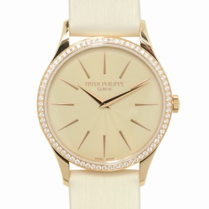 Patek Philippe 4987R-010 CALATRAVA Manual Wind 18kt Rose Gold & Diamonds 