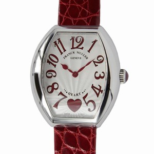 Franck Muller 5002 M QZ C 6H (AC) HEART Quartz Stainless Steel 