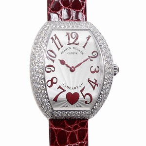 Franck Muller 5002 M QZ C 6H D3 (OG) HEART Quartz 18kt White Gold & Diamond 