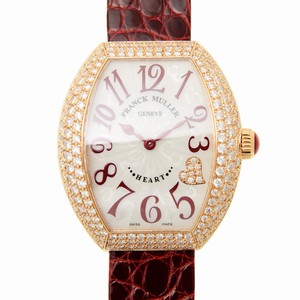 Franck Muller 5002 M QZ D C4 CD (5N) HEART Quartz 18kt Rose Gold & Diamonds 