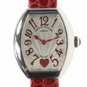 Franck Muller 5002 S QZ C 6H (AC) HEART Quartz Stainless Steel 
