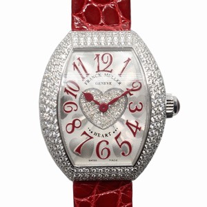Franck Muller 5002 S QZ D3 1P (OG) HEART Quartz 18kt White Gold & Diamond 