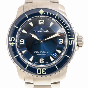 Blancpain 5015-12B40-98B FIFTY FATHOMS Automatic Titanium 