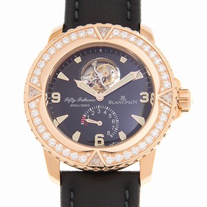 Blancpain 5025-9530-52A FIFTY FATHOMS Automatic 18kt Rose Gold & Diamonds 