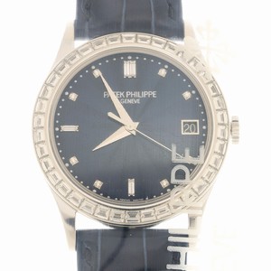 Patek Philippe 5298P-014 CALATRAVA Automatic 950 Platinum & Diamonds 