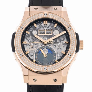 Hublot 547.OX.0180.LR.1104 CLASSIC FUSION Automatic 18kt Rose Gold & Diamonds 