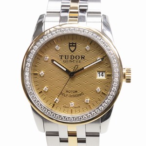 Tudor 55023-68053-10DI-CHCL GLAMOUR DATE Automatic 18kt Gold & Diamond & Steel 
