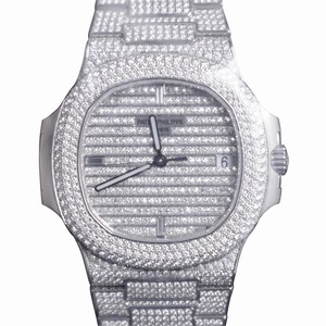 Patek Philippe 5719/1G-001 NAUTILUS Automatic 18kt White Gold & Diamond 