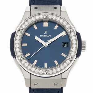 Hublot 581.NX.7170.LR.1104 CLASSIC FUSION Quartz Titanium & Diamond 