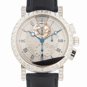 Breguet 5839BB/6D/9ZU/DD0D MARINE Manual Wind 18kt White Gold & Diamond 
