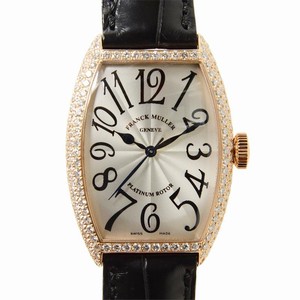 Franck Muller 5850 SC D (5N) CINTREE CURVEX Automatic 18kt Rose Gold & Diamonds 