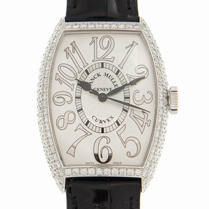 Franck Muller 5850 SC D REL (OG) CINTREE CURVEX Automatic 18kt White Gold & Diamond 