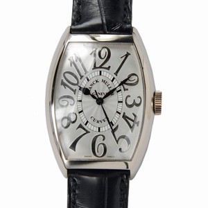 Franck Muller 5850 SC REL (OG) CINTREE CURVEX Quartz 18kt White Gold 