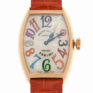 Franck Muller 5852 QZ COL DRM (5N) CINTREE CURVEX Quartz 18kt Rose Gold 