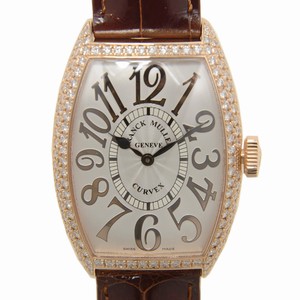 Franck Muller 5852 QZ REL D (5N) CINTREE CURVEX Quartz 18kt Rose Gold & Diamonds 