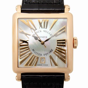 Franck Muller 6000 H SC DT REL R MOP (5N) MASTER SQUARE Quartz 18kt Rose Gold 