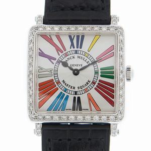 Franck Muller 6002 L QZ D 1R COL DRM (AC) MASTER SQUARE Quartz Stainless Steel & Diamonds 