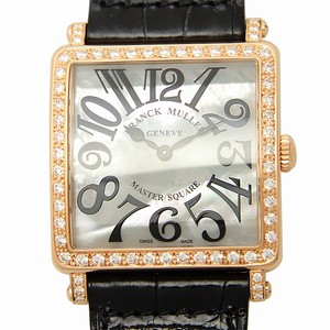 Franck Muller 6002 M B QZ V MOP D 1R (5N) MASTER SQUARE Quartz 18kt Rose Gold & Diamonds 