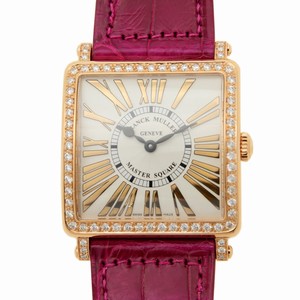 Franck Muller 6002 M QZ B REL R D 1R (5N) MASTER SQUARE Quartz 18kt Rose Gold & Diamonds 