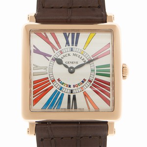 Franck Muller 6002 M QZ COL DRM R (5N) MASTER SQUARE Quartz 18kt Rose Gold & Diamonds 