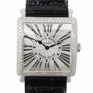 Franck Muller 6002 M QZ REL D (OG) MASTER SQUARE Quartz 18kt White Gold & Diamond 